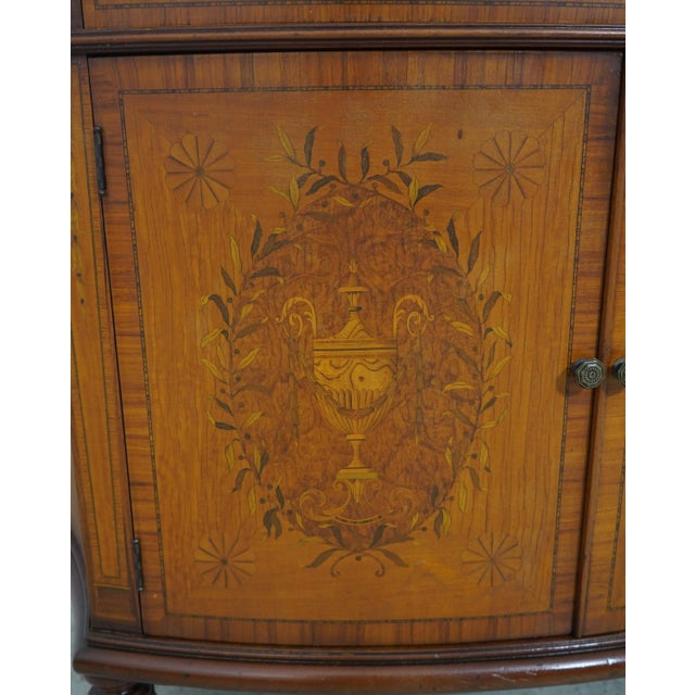 Wood Adams Style Satinwood Inlaid Commode Chest For Sale - Image 7 of 12