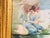 Antique Oil on Canvas Painting in Original Frame For Sale - Image 9 of 11