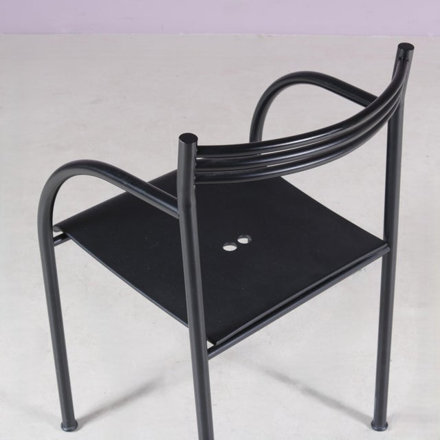 Metal Dining Chair by Philippe Starck for Baleri, Italy, 1980s For Sale - Image 7 of 8