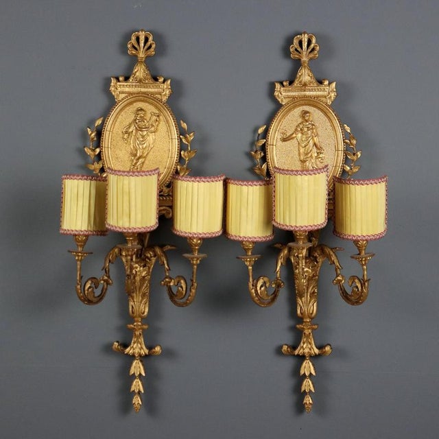 Neoclassical Sconces, Set of 2 For Sale - Image 13 of 13