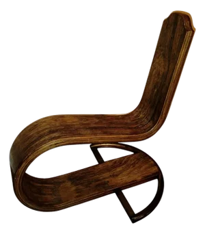1970s Introducing a Masterpiece of Design and Comfort With the Bentwood Wave Lounge Chair.