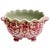 Chinoiserie cachepot in the style of the highly sought-after United Wilson porcelain designs and featuring a vibrant pink...