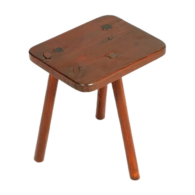 Vintage Italian Tripod Stool For Sale