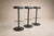 Black Ricardo Fasanello “Ciranda” Bar Stools in Black Carbon Steel and Original Leather, Set of Three, Brazil, 1986 For Sale - Image 8 of 18
