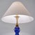 1920`s Italian Antique Murano Glass Table Lamp, Handblown Cobalt Blue Crystal, Barovier & Toso Style - Rewired For Sale - Image 14 of 14