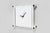 A beautiful white clock, made in the style of Gerrit Rietveld. In the 1980s, a book was published entitled "How to...