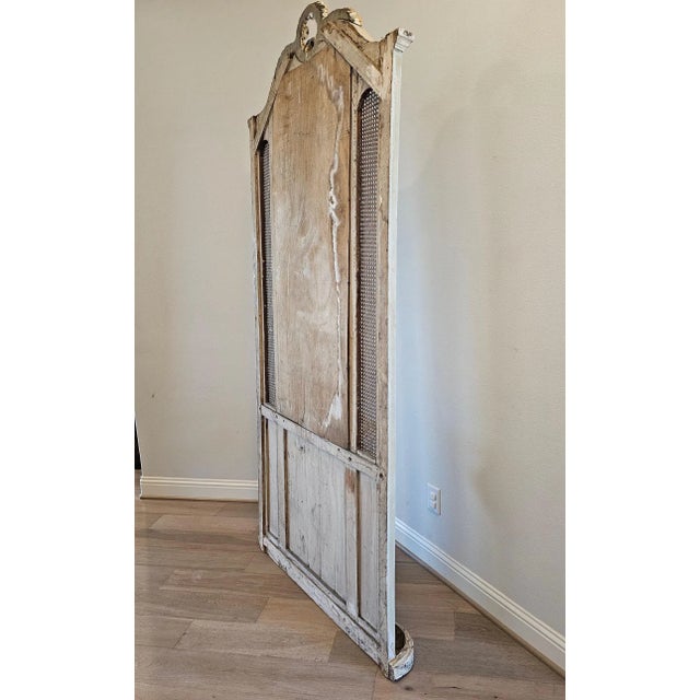 Antique French Louis XVI Style Hall Tree Console Table & Mirror For Sale - Image 10 of 10