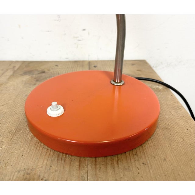 Vintage Orange East German Table Lamp from Aka Electric, 1970s For Sale - Image 6 of 18