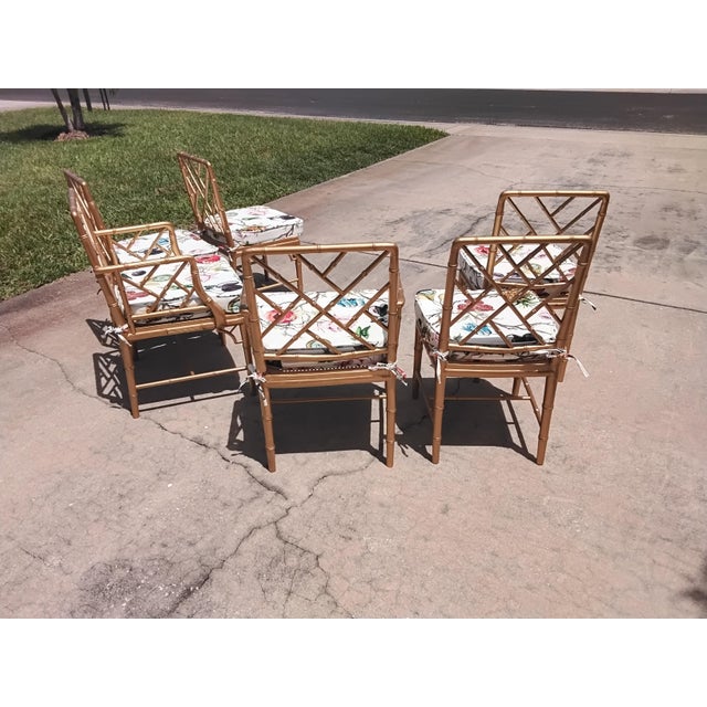 1960s Chinoiserie Chippendale Dining Chairs - Set of 12 For Sale - Image 4 of 8