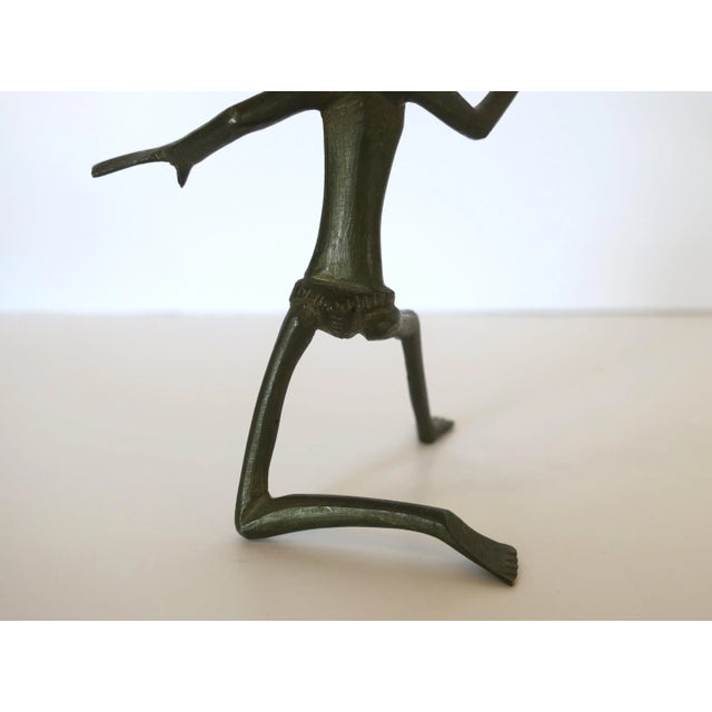 Tribal Sculpture Male Warrior Figure in the Style of Hagenauer For Sale - Image 10 of 10