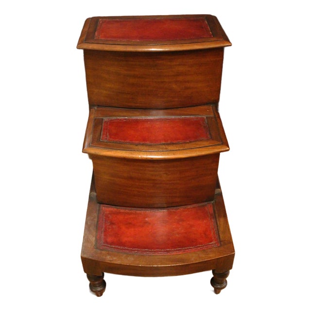 Circa 1830 English George IV Bed Steps For Sale