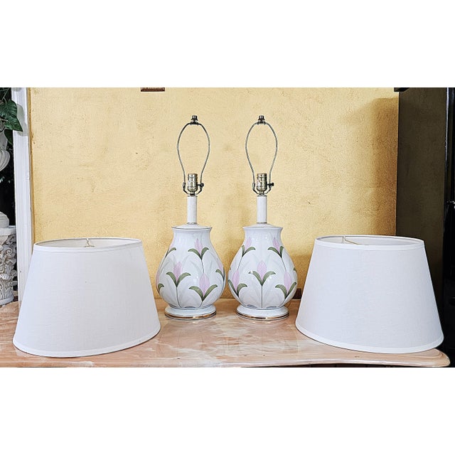 2000s Chinoiserie Table Lamps - a Pair For Sale In Washington DC - Image 6 of 12