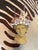 Grand Tour Shell-Encrusted Bust in Farrow & Ball “Duster” With Antique Chinese Carved Relic For Sale - Image 3 of 12