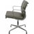 EA208 Chair in Olive Green Leather by Charles Eames, 2000s For Sale - Image 14 of 18