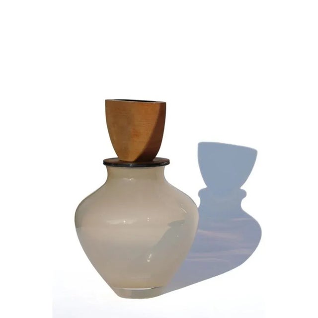 Contemporary Ohana Stacking Beige and Oodle Vase by Pia Wüstenberg For Sale - Image 3 of 4