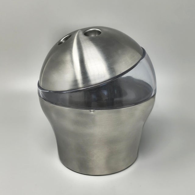 Mid-Century Modern Space Age Bowling Ball Ice Bucket by WMF, Germany, 1970s For Sale - Image 3 of 9
