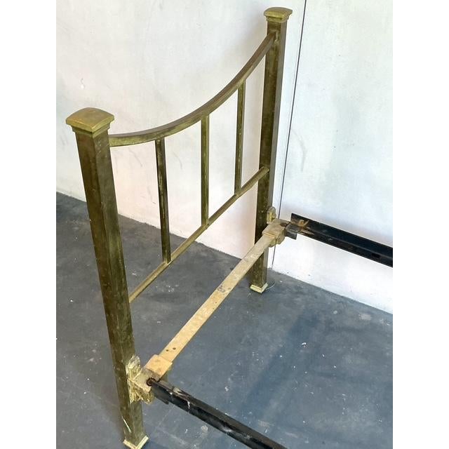 Vintage Boho Brass Daybed For Sale - Image 4 of 8