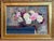 Original oil painting by Barbara Willis. 37" W x 27" H