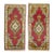 Vintage Pair of Turkish Oushak Medallion Rugs - 1'10" x 3'6" For Sale