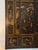 19th Century English Tooled Leather Chinoiserie Four-Panel Folding Screen For Sale - Image 4 of 9