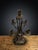Elevate your decor with this impressive large antique French candelabra, masterfully crafted in bronze and set upon an...