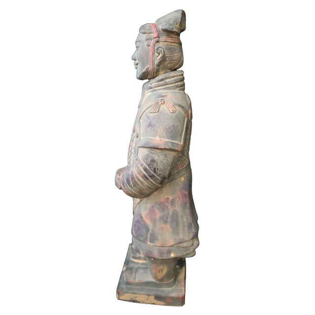 Terracotta Warrior Replica High Ranking Officer Statue For Sale In Portland, OR - Image 6 of 10