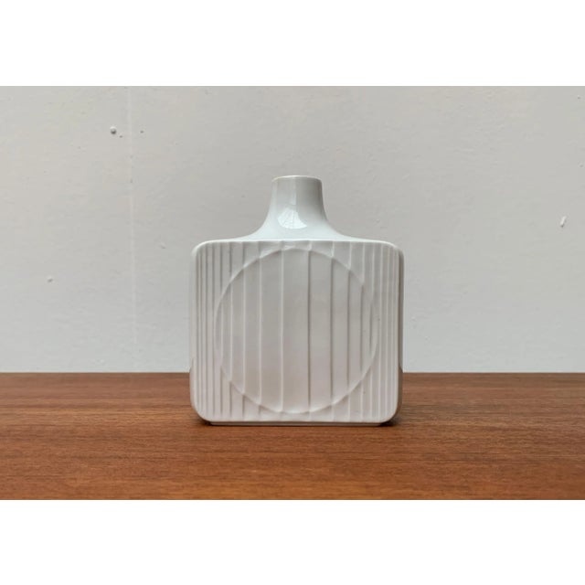 Vintage German Minimalist Porcelain Vase from Fürstenberg For Sale - Image 18 of 18