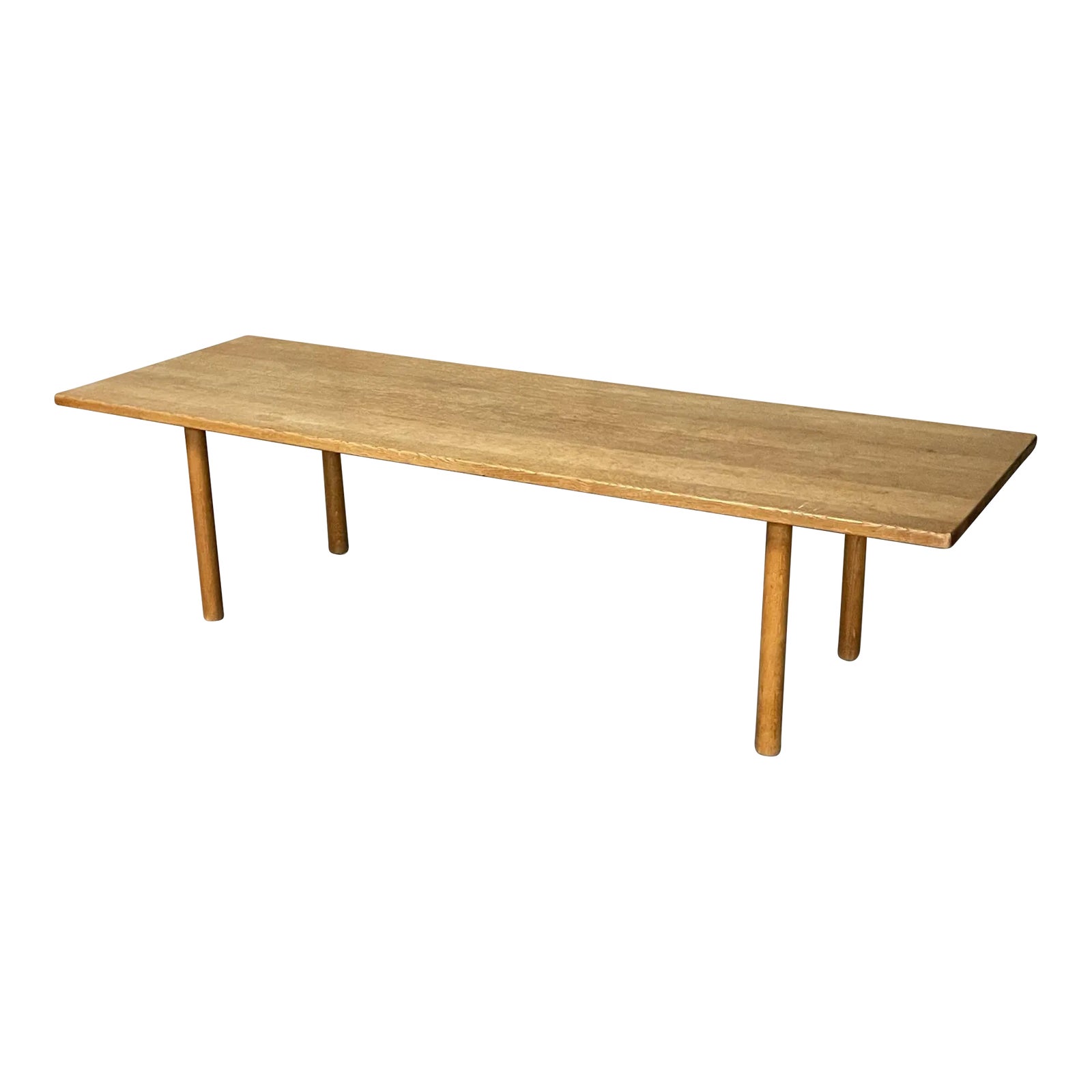 MidCentury Modern Coffee Table, Cocktail Table, Hans Wegner, Oak, Hans