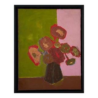 Bill Tansey Pink and Green For Sale