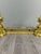 Late 19th Century Louis XVI Style Gilt Bronze Andirons, Set of 3 For Sale - Image 3 of 8