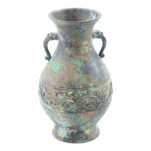 19th Century Japanese Metal Reproduction Vase