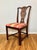 Thomas Chippendale Pair of 1930s–1940s American Mahogany Chippendale Revival Chairs With Pierced Backs For Sale - Image 4 of 9