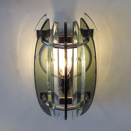 Italian Glass Wall Lights by Veca a Pair Chairish