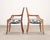 Set of Eight Danish Modern Mahogany and Cane Dining Armchairs For Sale - Image 10 of 18