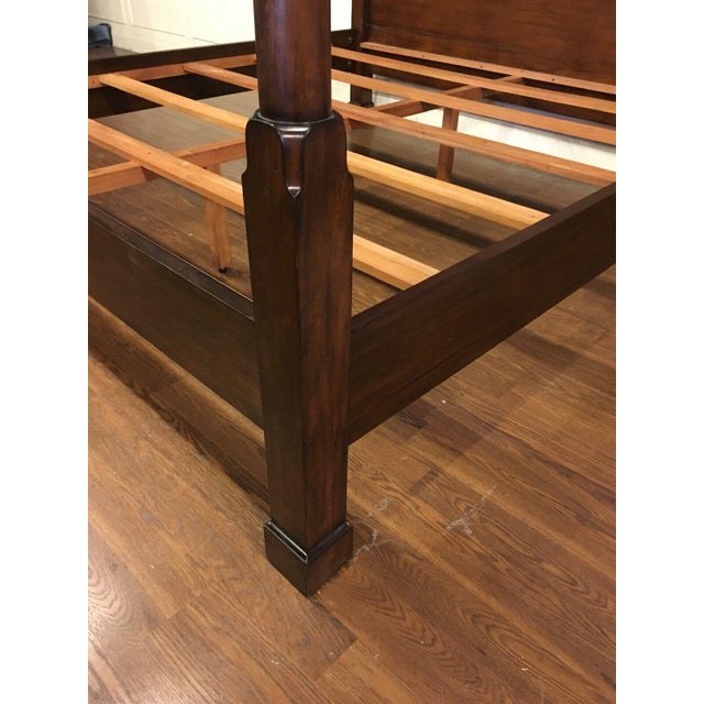 King Size Pencil Post Bed by Leighton Hall For Sale - Image 9 of 12