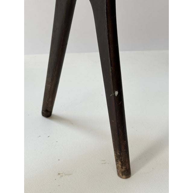 Cesare Lacca Italian Console Table in Walnut, Brass, Italy 1950s For Sale - Image 15 of 17