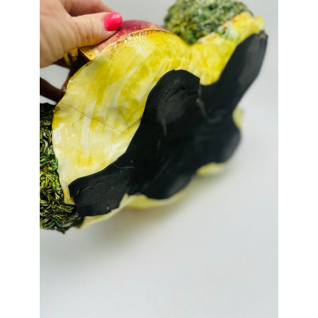 Ceramic Vintage Italian Majolica Centerpiece For Sale - Image 7 of 7