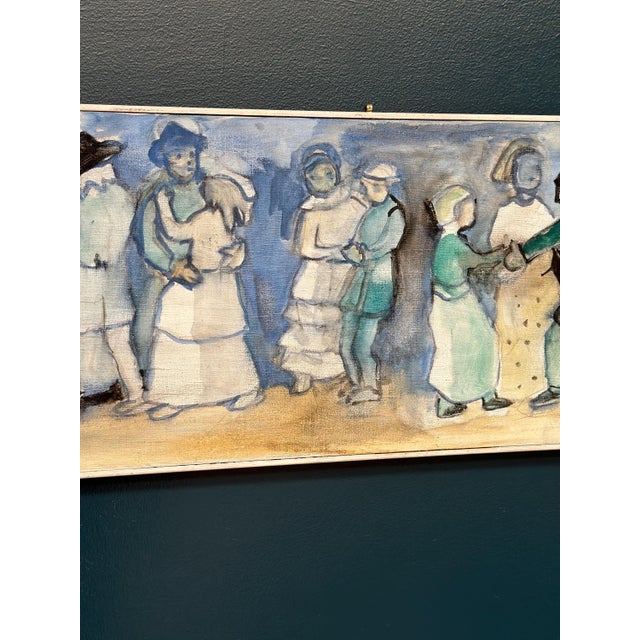 Pia H. Campbell, Dans Dans, 1986, Oil on Canvas, Framed For Sale - Image 14 of 16