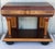 Early 19th Century 1830s French Empire Marquetry Console Table in Rosewood and Maple For Sale - Image 5 of 13