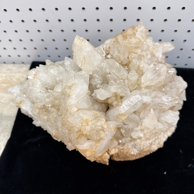 Fantastic Large Quartz Cluster which i was told came off a lamp base by Carole Stupell. This beautiful specimen is large...