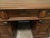 Brown Antique Neoclassical Style Solid Wood Double-Pedestal Executive Desk For Sale - Image 8 of 17