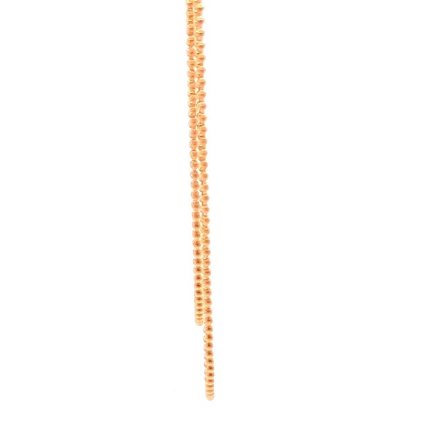 Tiffany and Co. Tiffany & Co. 18ct Rose Gold Small Bead Pendant Necklace 2.5g For Sale - Image 4 of 9