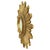 Small Sunburst Mirror in Gold, 1960s For Sale - Image 11 of 15
