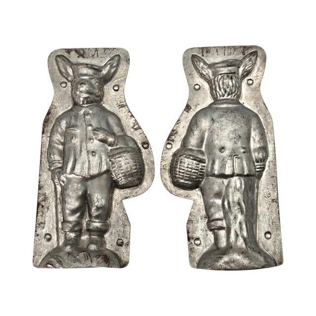 H. Heris German Tin Chocolate Mold — Dutch Bunny #442, 10” For Sale - Image 18 of 18