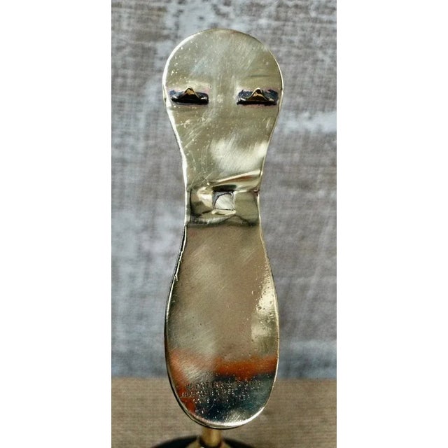 Gold Victorian Brass Shoe Display Stand For Sale - Image 8 of 10