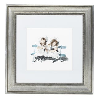 Luis Pinto Coelho, Untitled, Silkscreen, Framed, Edition 17/25 For Sale