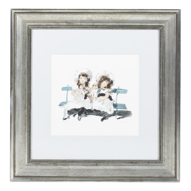 Luis Pinto Coelho, Untitled, Silkscreen, Framed, Edition 17/25 For Sale