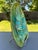 Mid 20th Century Vintage MCM California Pottery Usa 404 Green & Aqua Drip Glaze Ash or Catchall Tray For Sale - Image 5 of 13