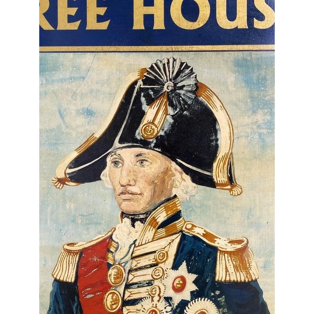 English Pub Sign, "Free House - the Lord Nelson" For Sale In Austin - Image 6 of 12