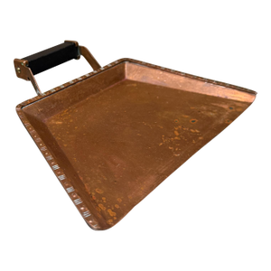 Antique Copper Tray Crafted by Sternauware New York Silent Butler